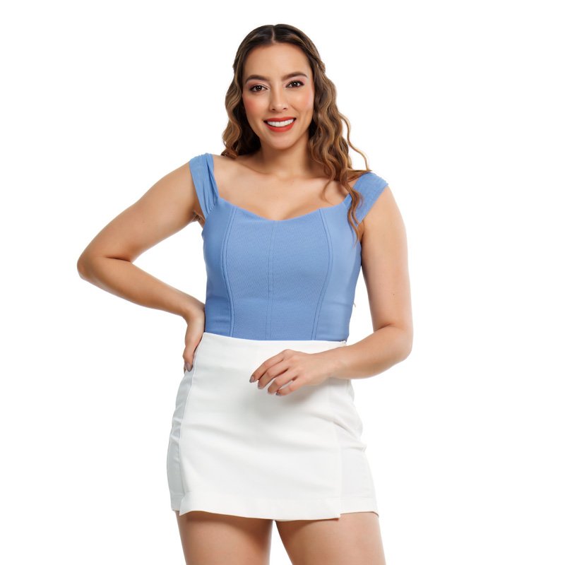 Blusa tipo corset para mujer